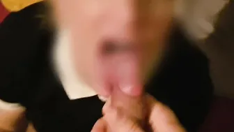 Real amateur maid suking boss and taking an incredible jizzed