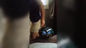 Married White Wifey Blowing big black cock