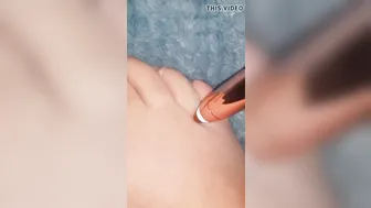 Shaving my bushy feet - toes bondage