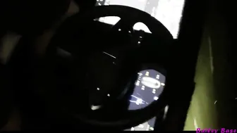Skinny 18 Bailey Base Fucking Tinder Date inside Tesla Vehicle while Driving