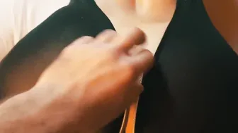 Amateur Wifey inside Bodysuit and Heels Gets Cunt Grind. Fisting Squirt Doggy Style Cumshot