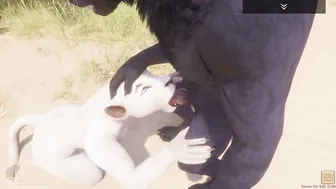 Wild Life / Werewolf Fucks Lioness at Beach