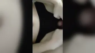 Cum on my ebony lingerie