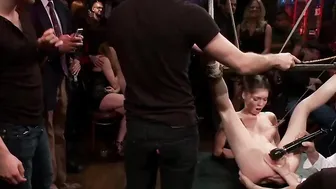 Hoe takes gigantic cocks inside outside place