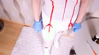 THIS IS THE RIGHT WAY TO TEST COVID-19 - THE NURSE BLOWS EVERYTHING FROM YOU point of view