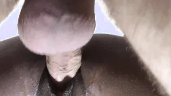 Super interracial screwed with cummed ending