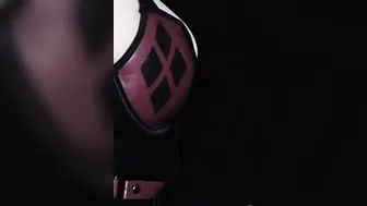Submissive red haired cougar give Domina sloppy hands free fellatio while bouncing on a sex toy