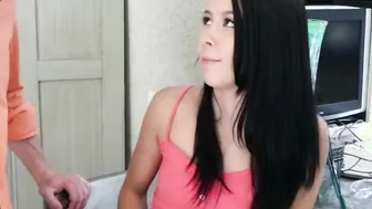 Small 18 Yo Step Daughter Punished By Dad For Being A Thief - Alaina Kristar Ryan Mclane