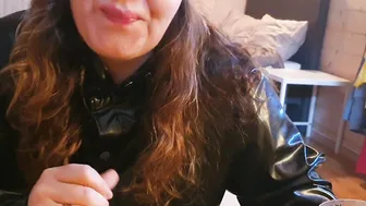 Bj by girlfriend wearing african RUBBER raincoat and Hunter boots