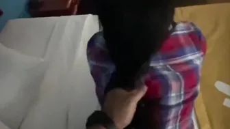 Small cunt with mouth loves doggy style