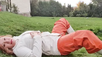 Sex and squirt on wifeys rainwear
