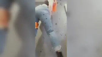 tight little booty but she LOVES to twerk type