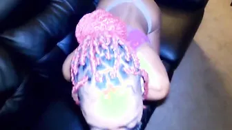 STEP-SISTER COULDNT GO OUT WITH HER BF SO SHE LET ME BANGED HER BLACK TWAT AND BUTT