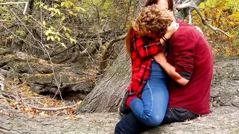 Autumn into Love (I bent my Bombshell eighteen gf over to a tree after a long passionate making out)