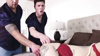 Bed Room porn video – Freeway Playtime Into Bedroom Gang Bang- Mia Moore