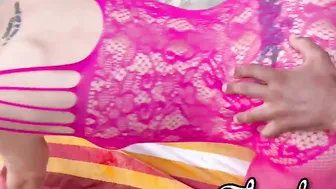 Random porn video – Sex with random men at beach