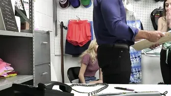 ShoplyfterXXX.com - Security officer Justin Magnum is interrogating Natalie Brooks when he learns that she was trying to cover for