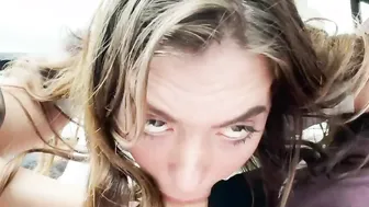 Cutie 18 Yo Bailey Base Cant Wait To Plowed and Hops On While Driving