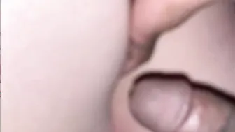Sneaky cum inside twat for XXXtasy