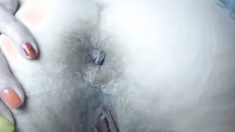 Sniff my bushy asshole I open it for you