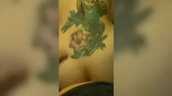Anal cream pie into fat booty