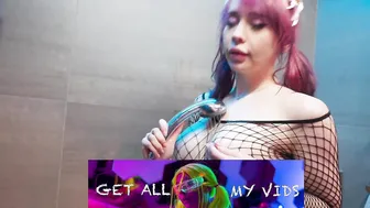 Huge vibrator for my tight booty inside shower AliceBong