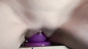Unpacking my new sex toy - a gigantic strawberry