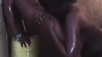 Black dyke lovers tasting sweet cunt into private video