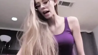 Nerdy step mother Kyaa Chimera offers her tight mom vagina to her freaky stepson and gave him s sloppy fellatio