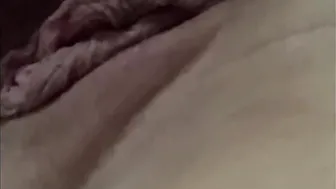 Big Titted mom plays with juicy cunt on the couch