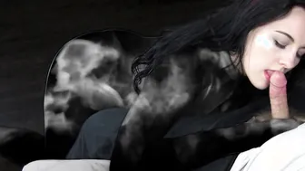 When A Ghost Goes Down FULL TAPE with MrBJxBlack Halloween point of view Zentai Fellatio SFX Role Play