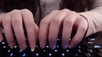 Keyboard Typing porn video – • Keyboard tapping •