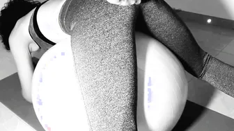 Kinktober day 12: YOGA KINK - Bound up and fuck on her yoga ball: Bdsmlovers91