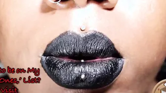African Lipstick on Full Lips is Your Weakness JOI - Lipstick Bondage Mouth Bondage