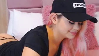 Whore Riding Her Dildo