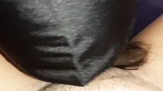 My lover played with my cunt and then licked