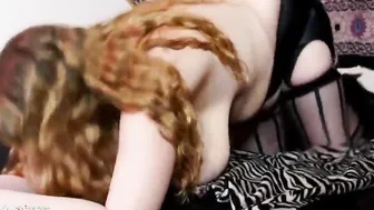 Her bushy vagina pumped up fisted then banged and creampied