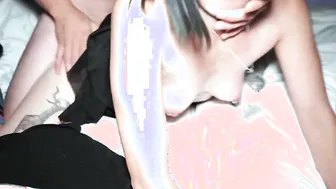 Slim White sluts RIDES penis and hard sex ( Andy Savage BonnieBowtie )