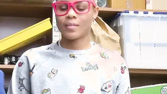 African Thin Teenage Slut Gets Pounded Hard In The Ass
