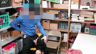 Amethyst-Banks's Snatch Gets SpreadEagled By A Rough Cop