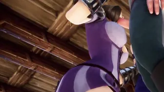 Women takes Elf Human and Orc Dicks inside a WhoreCraft foursome Gang Bang.