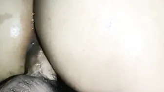 She switched my penis from her twat to butt