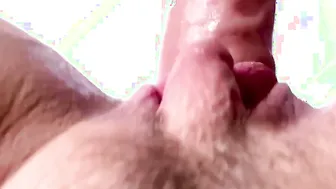 Spanking my GIGANTIC CLITORIS with my SEX TOY - ASMR