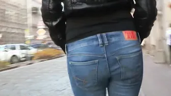 Soft Euro Butt into Jeans Tapped into Hardcore Anal