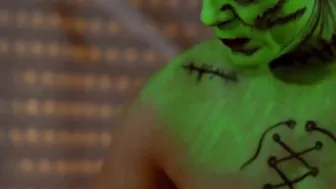 RELAXXXED - Halloween Oiled Strokes For Huge Jugs Blonde Kayla Green - LETSDOEIT