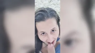 Busted Outside ORAL SEX