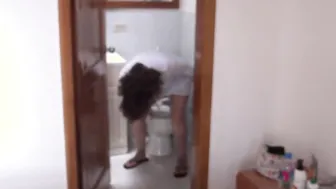 My ex-wife and her amazingly hot urinating before and after having nailed