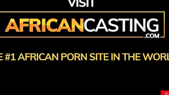 African Amateur Painal Booty Plowed Casting