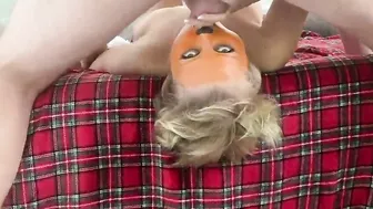 Goddess anal sex into fox cosplay with amazing cummed on her voluptuous face