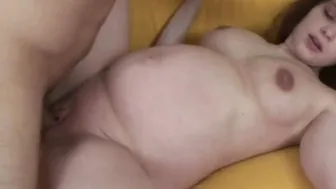 Pregnant dark hair is back for more hardcore sex